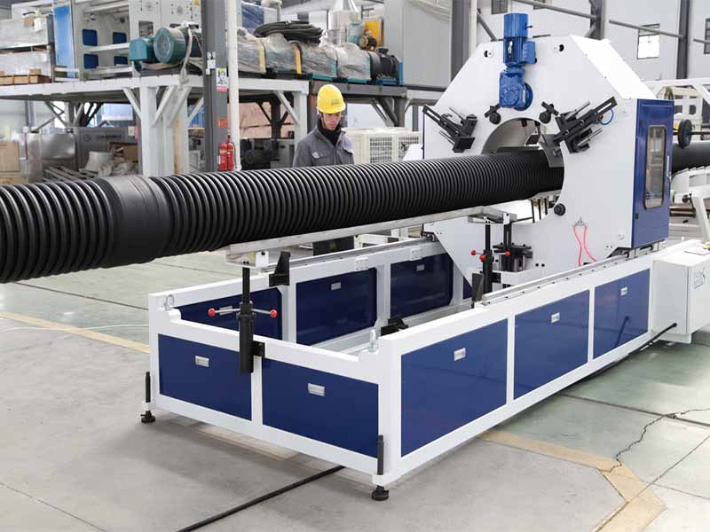 HDPE/PP卧式双壁波纹管生产线